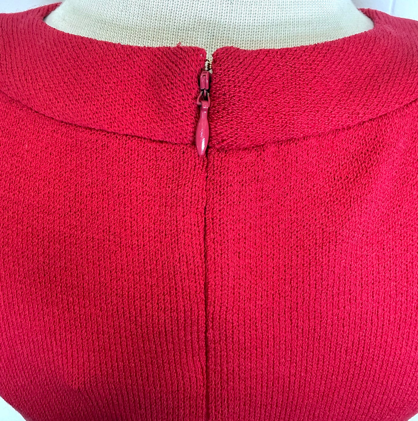 St. John Cerise Pink Santana Knit Sleeveless Dress – NWT $1,195 – Size 4
