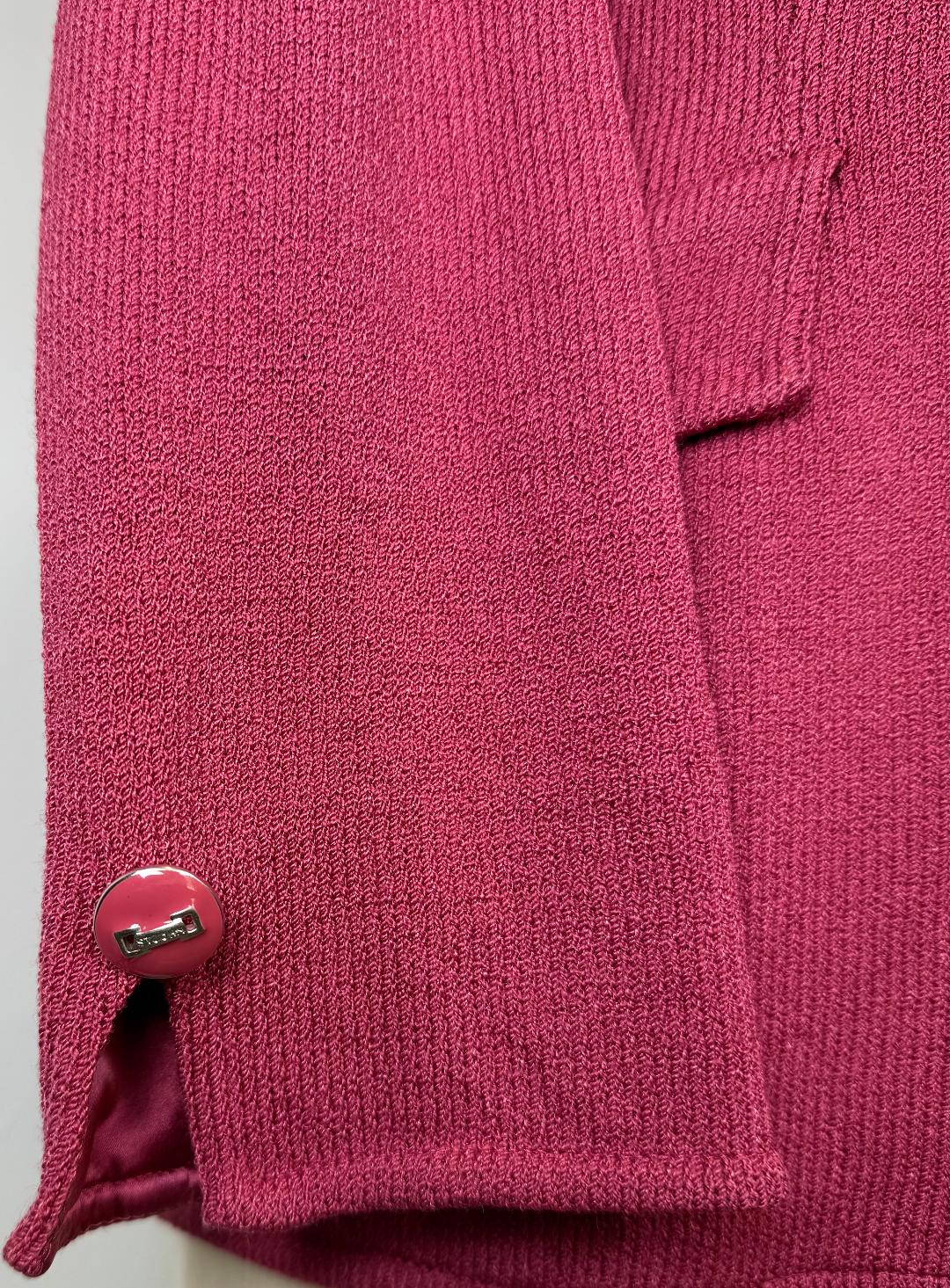 St. John Antique Rose Santana Knit Jacket – Size 16